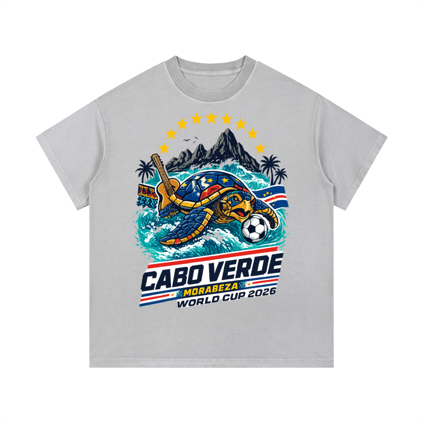 Cabo Verde World Cup Front Graphic Tee