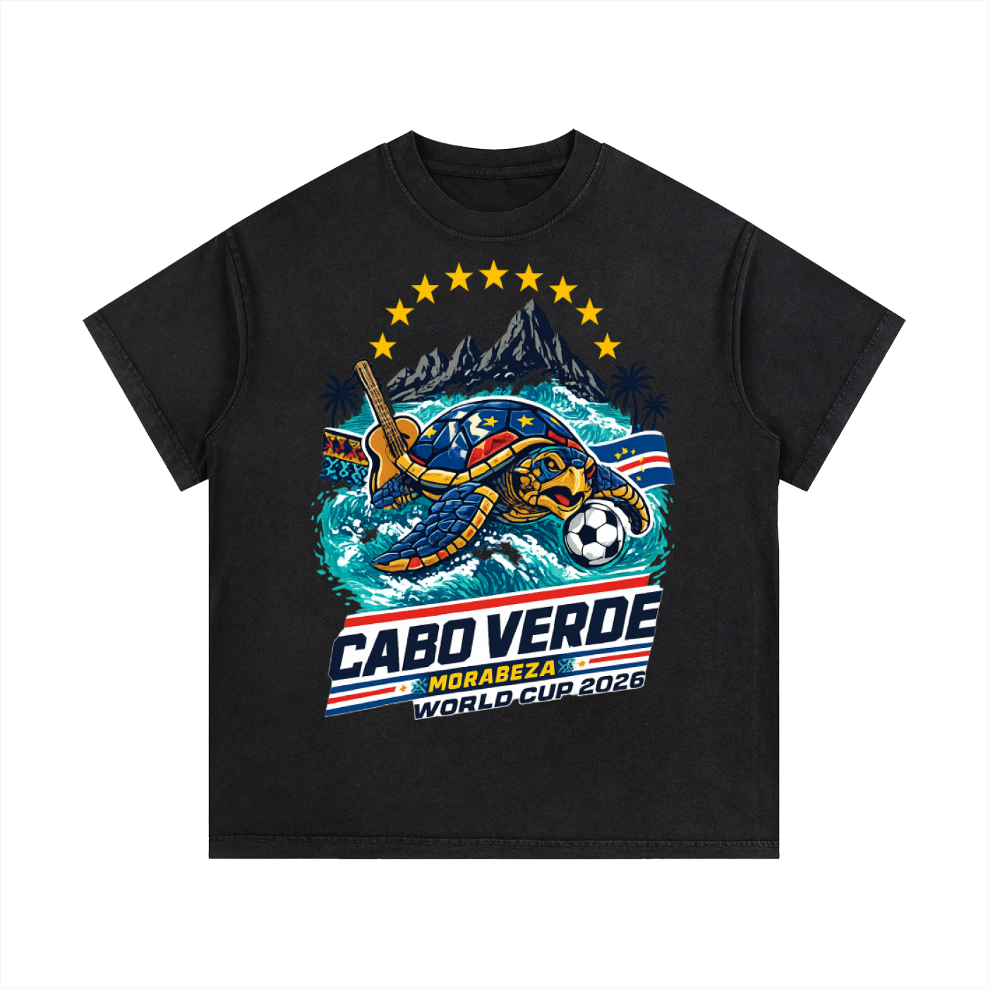 Cabo Verde World Cup Front Graphic Tee
