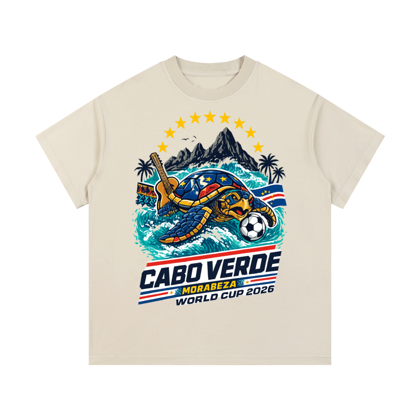 Cabo Verde World Cup Front Graphic Tee