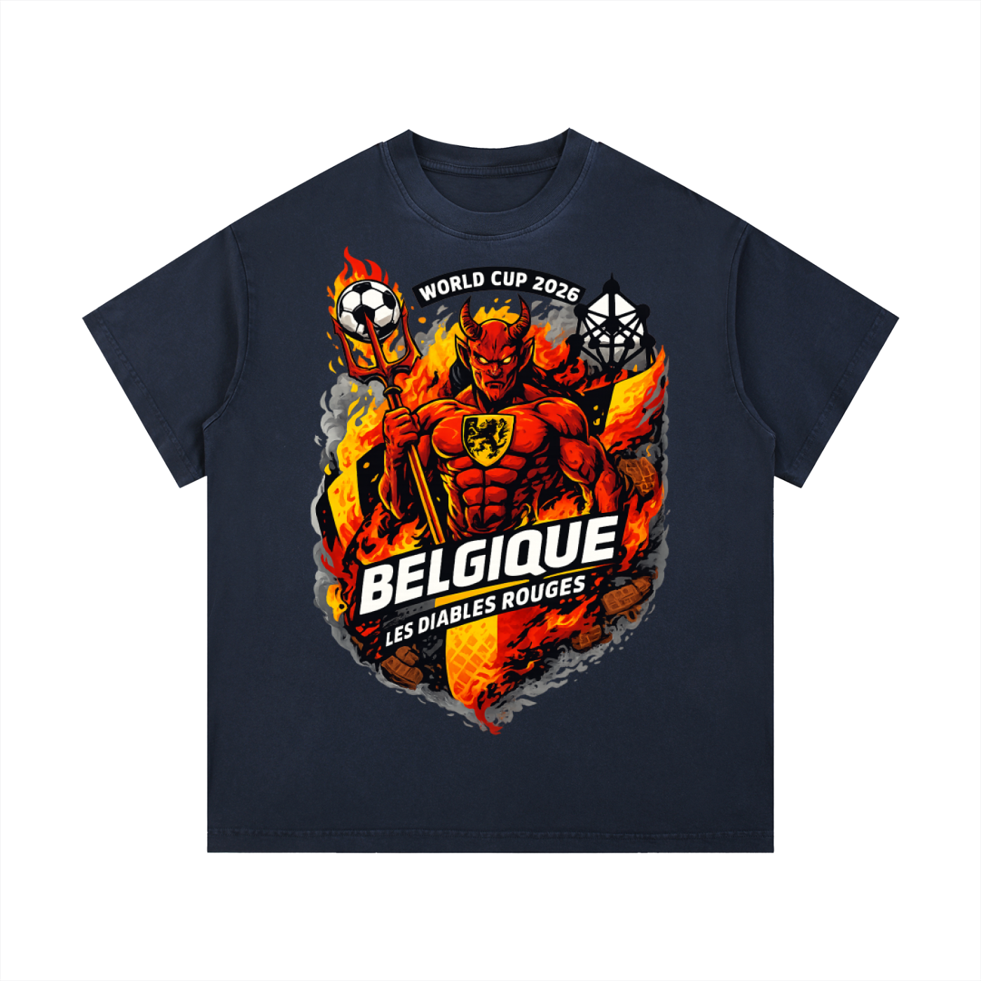 Belgium World Cup Front Graphic Tee