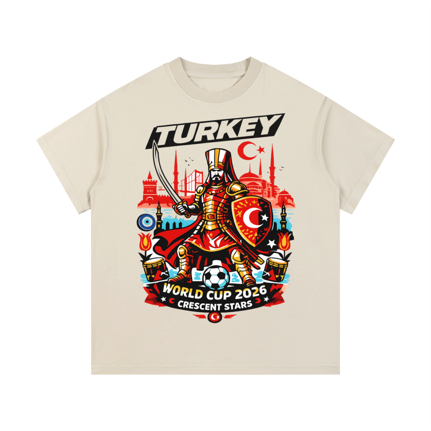 Turkey World Cup Front Graphic Tee