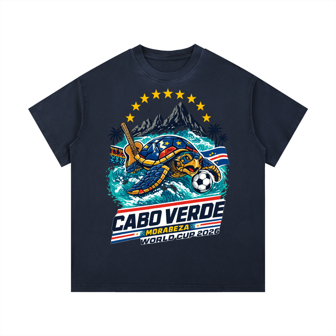 Cabo Verde World Cup Front Graphic Tee