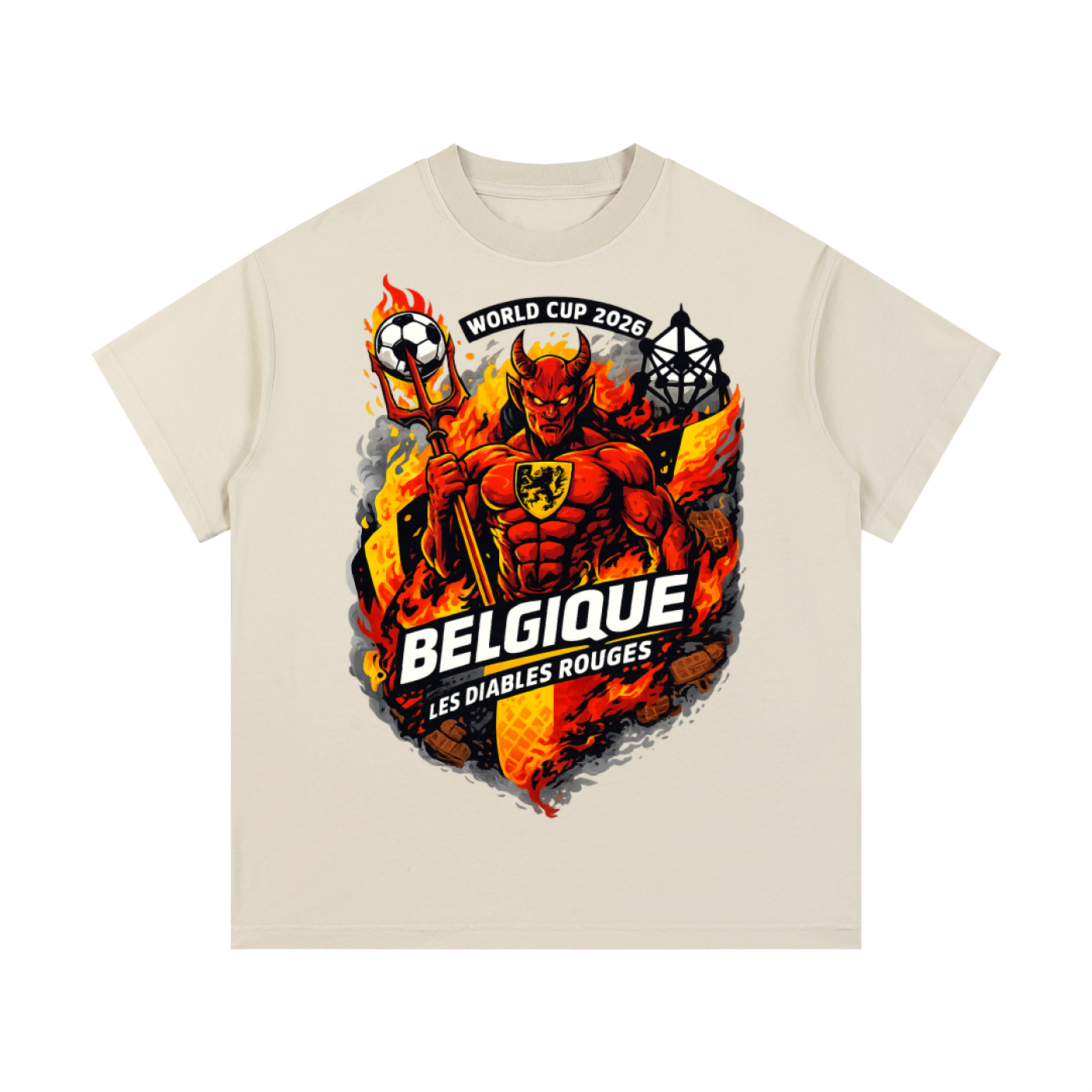 Belgium World Cup Front Graphic Tee