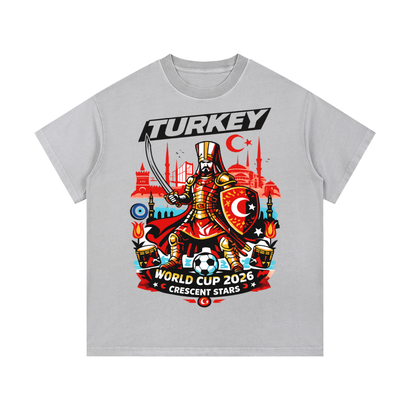 Turkey World Cup Front Graphic Tee