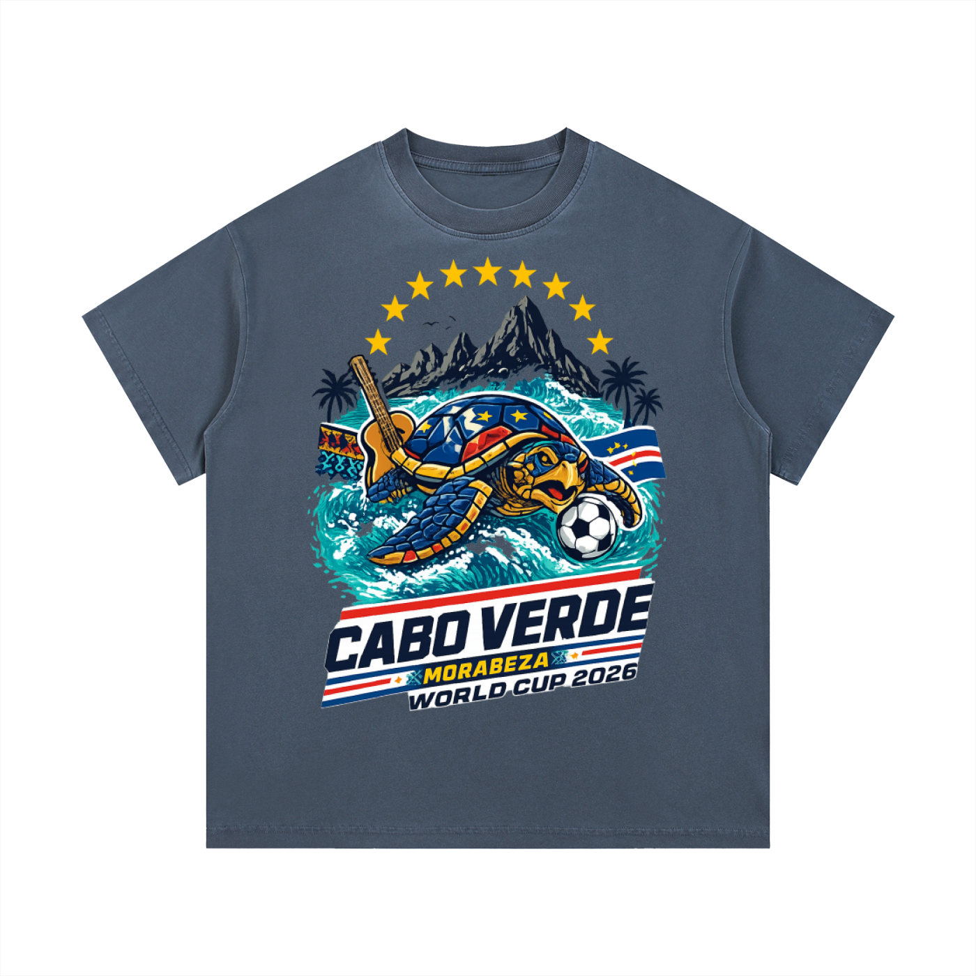 Cabo Verde World Cup Front Graphic Tee